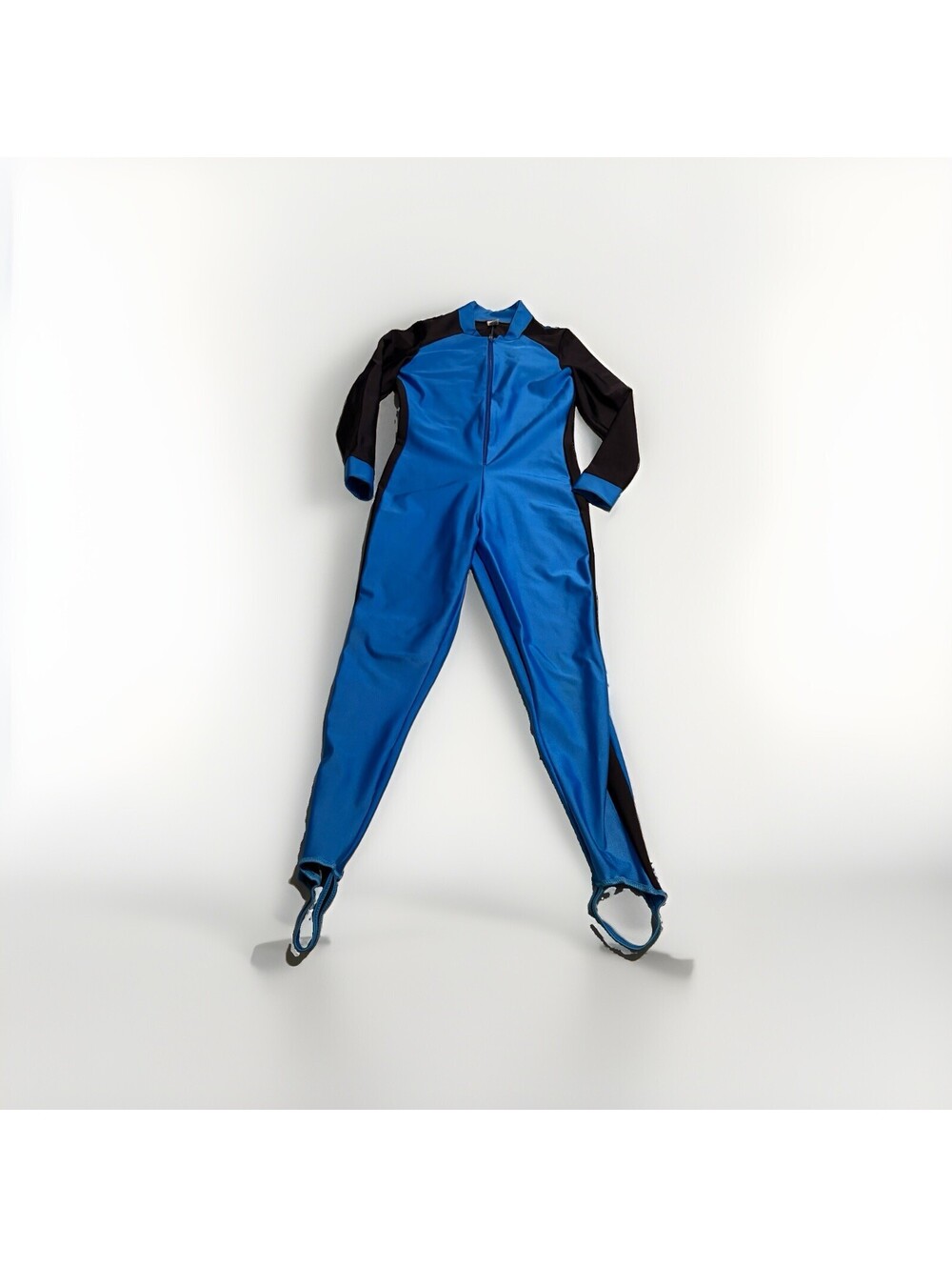 Vtg US Divers Blue Nylon & Lycra LS & Bottoms Full Coverage Wetsuit Sz 20/22